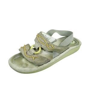 Earth Women's Nile Gladiator Brown Leather Sz 8.5 Wide  Used 2025‎